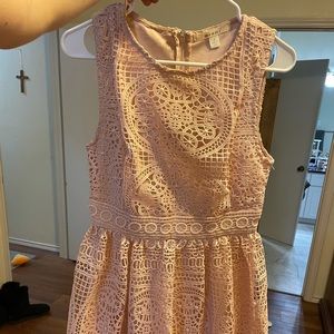 Pink Lacy dress